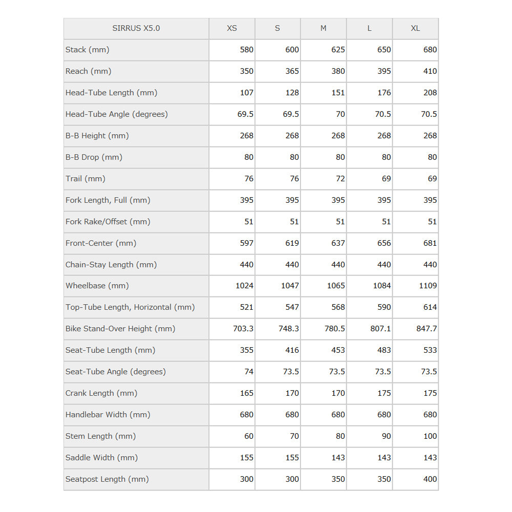 SPECIALIZED SIRRUS X 5.0